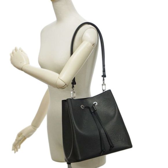 Louis Vuitton Epi Neonoe Noir Shoulder Bag Black - Picture 5 of 12